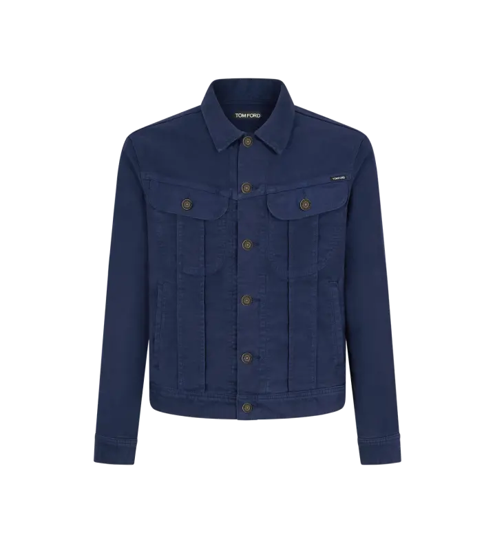 MOLESKIN DENIM ICON JACKET DARK BLUE online